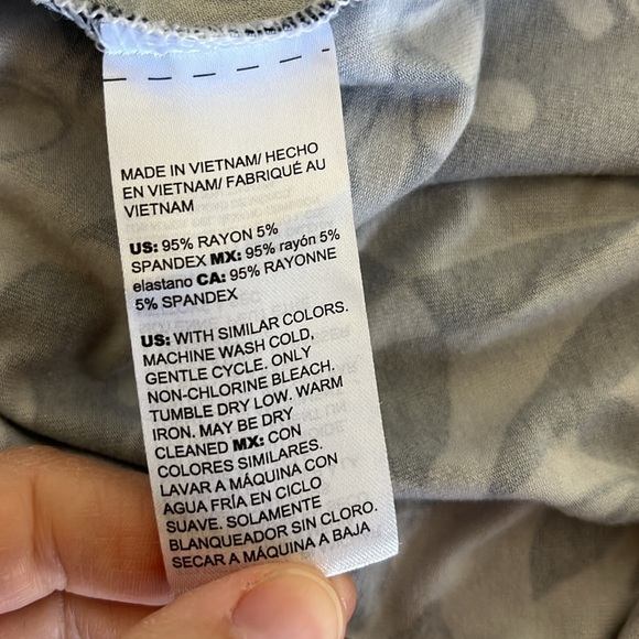 Chico's Womens Maxi Dress Size 1 US 8/10 Floral Vacation Casual Office Resort - Picture 6 of 7